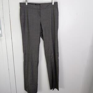 Lafayette 148 Pants Womens 4 Virgin Wool Trouser Plaid Academia Quiet Luxury